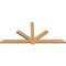 Ekena Millwork Kennewick Timber Gable Bracket, Western Red Cedar, 108"W x 49"H x 3 1/2"D x 5 1/2"F, 11/12 Pitch GBW108X49X0406KEN00SWR - alternate 5